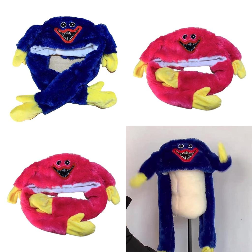 Cute Plush Huggy Wuggy Rabbit Ear Hat For Kids And Adults