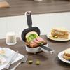Multifunktionaler Waffelmaker Küchen-Kleintoaster Haushalts-Minipresse Sandwichmaker Frühstücksmaschine