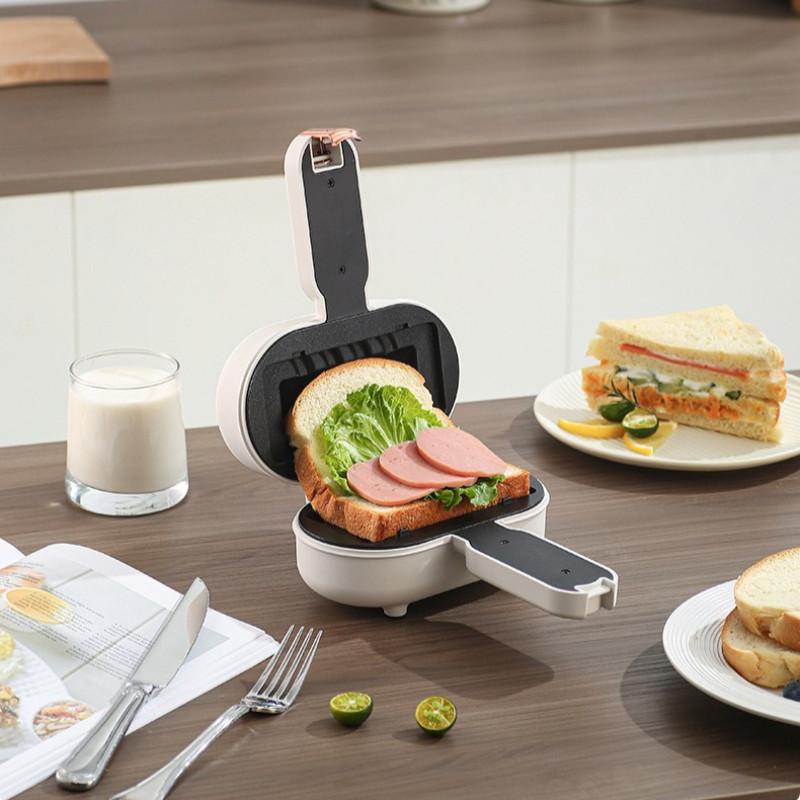 Multifunktionaler Waffelmaker Küchen-Kleintoaster Haushalts-Minipresse Sandwichmaker Frühstücksmaschine