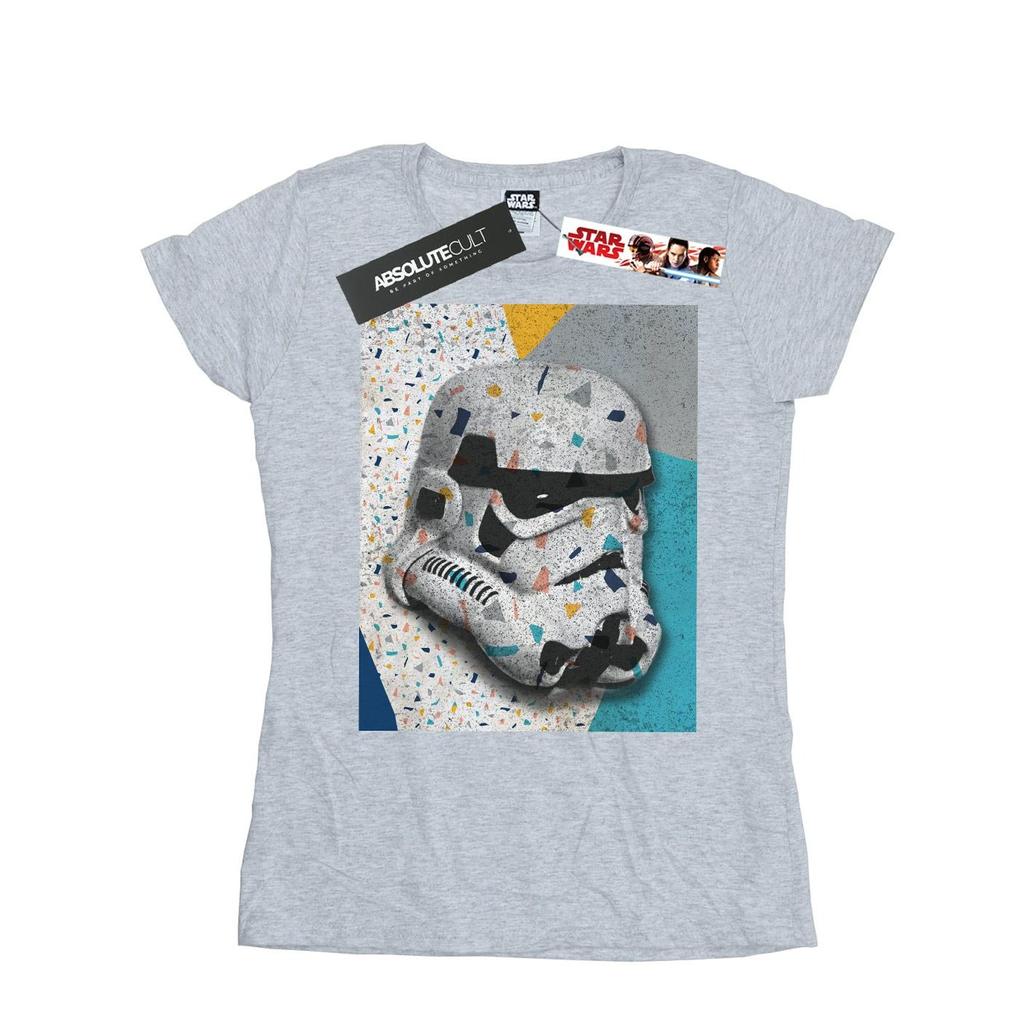 Star Wars Womens/Ladies Stormtrooper Pattern Helmet Cotton T-Shirt