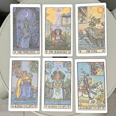 Akashic Eye Tarot 10.3*6cm Reverse Pictorial Display On Each Card 78 Pcs Tarot Cards