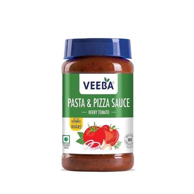 Molho para Massa e Pizza Veeba - Tomate com Ervas (525 gramas) Sem Corantes Sintéticos| Sem Aromatizantes Artificiais I 100% Vegetariano