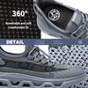 Men'S Sneakers Lightweight Breathable Mesh Running Shoes Outdoor Casual Athletic Sneakers Lace Up Design Brand New Products