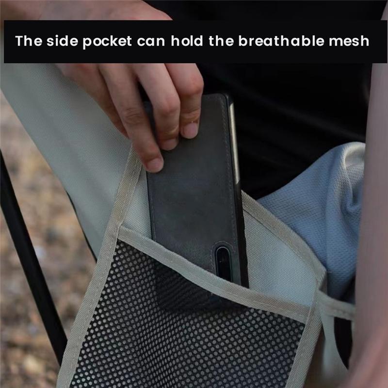 

Classy-Folding Camping Chair Picnic Hiking Travel Backpack Beach Moon Fishing Portable Chair Outdoor Armygreen 1 PCS