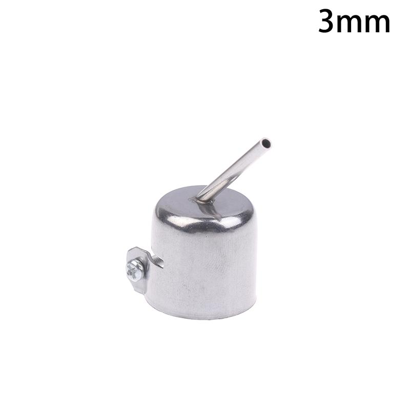 

850 Series 45° Curved Hot Air Nozzle 3-12mm Precise Heating in Tight Spaces BGA/SMD Rework Accessory for Rework Stations