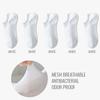 MiiOW Pure Cotton Short Sock Men Sport Non-Slip Invisible Ankle Sock Summer Anti Sweat Deodorant Breathable Business Dress Sock