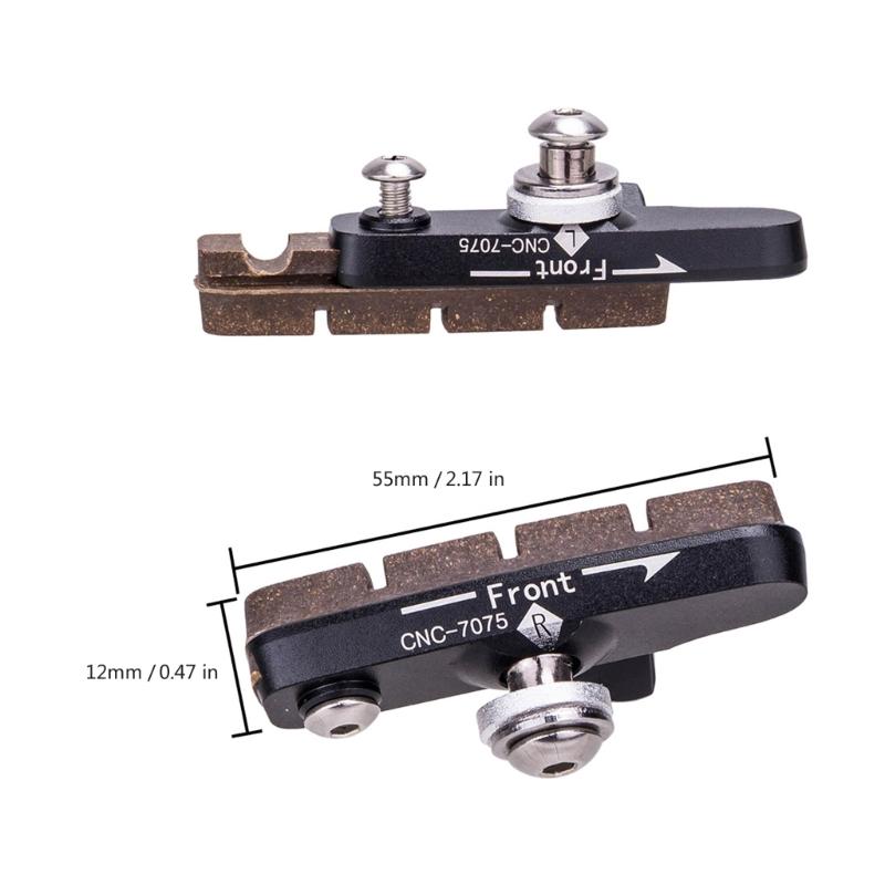 1Pair Road Bike Brake Pad Professional Caliper Brake Pad Replacement Road Bike C Caliper Brake Pad Easy To Install