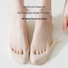 Women's Summer Invisible Boat Socks - Breathable, Sweat-Absorbing, Antibacterial, Anti-Slip, Low-Cut for High Heels