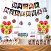 One Piece Anime Themed Birthday Party Decor Supplies Suit Banner Topper Balloon