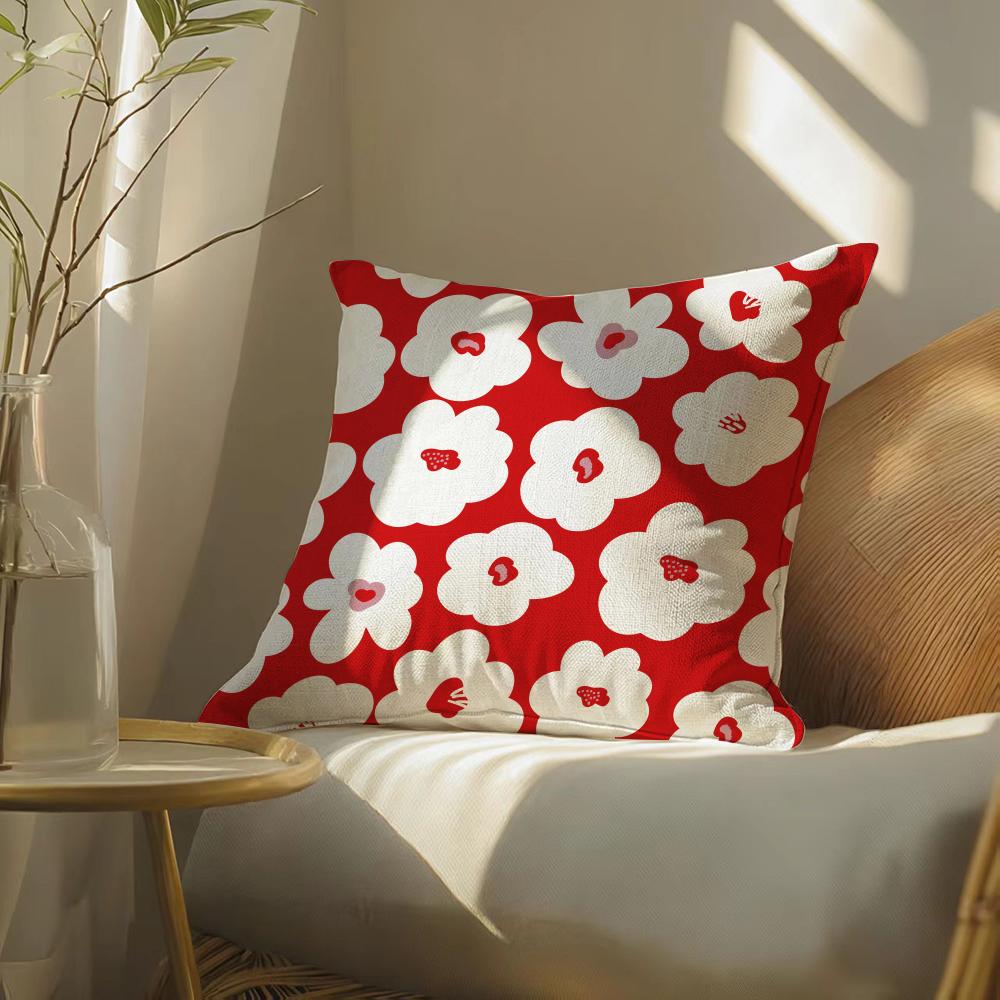 Springandsummerfloral Pillow Case Pillowcase, Double-Sided Printed, Sofa Cushion, Bedroom Headboard