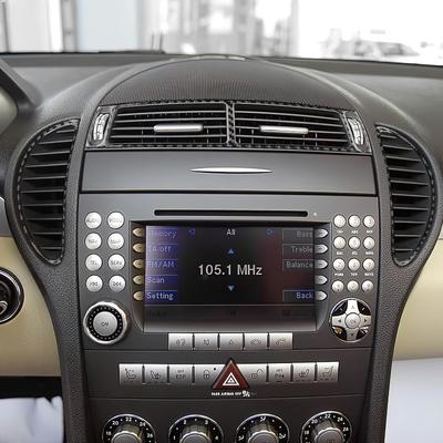 AIRSPEED Carbon Fiber Interior Center Control Air Conditioning Vent Sticker for SLK R171 Interior with Tape Mercedes-Benz (2nd Generation, 2004-2010)