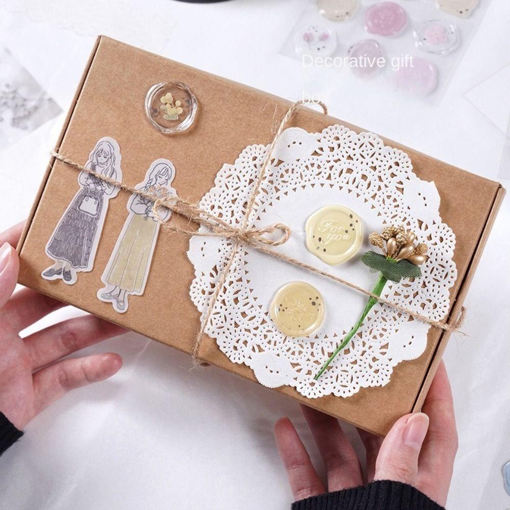 Decorative Wax Seals Stamp Sticker Transparent Envelope Seal Sticker DIY Scrapbooking