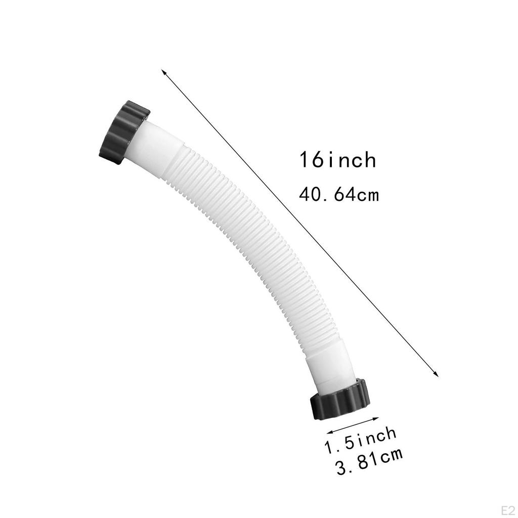 Pool Sand Filter Pump Hose Flexible Water for and Saltwater Systems