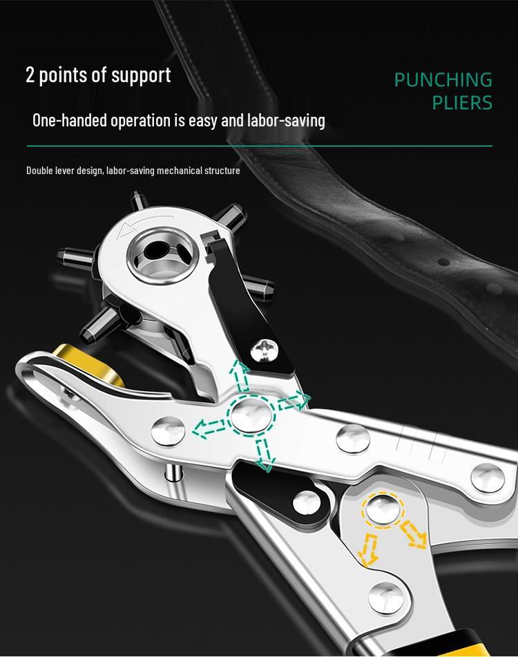 Baolian Labor-Saving Belt & Strap Hole Punch Pliers
