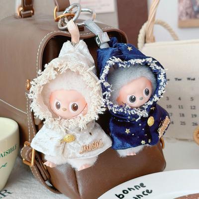 NOUVEAU 10cm Labubu Poupée Vêtements Mode Étoile Lune Cape Châle Ensemble de Vêtements Pour Poupées Labubu Accessoires de Vêtements Tendance Cadeau