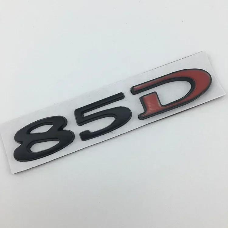 mghxj4 For Tesla MODEL 3 S X Y 75D 85D 90D 100D Rear Boot Trunk Tailgate Emblem Badge Sticker 3D Metal Car Styling Accessories