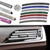 1-10PCS Car Diamond Air Conditioner Outlet Interior Trim Strip Universal U Clip Rhinestone car accessories interior