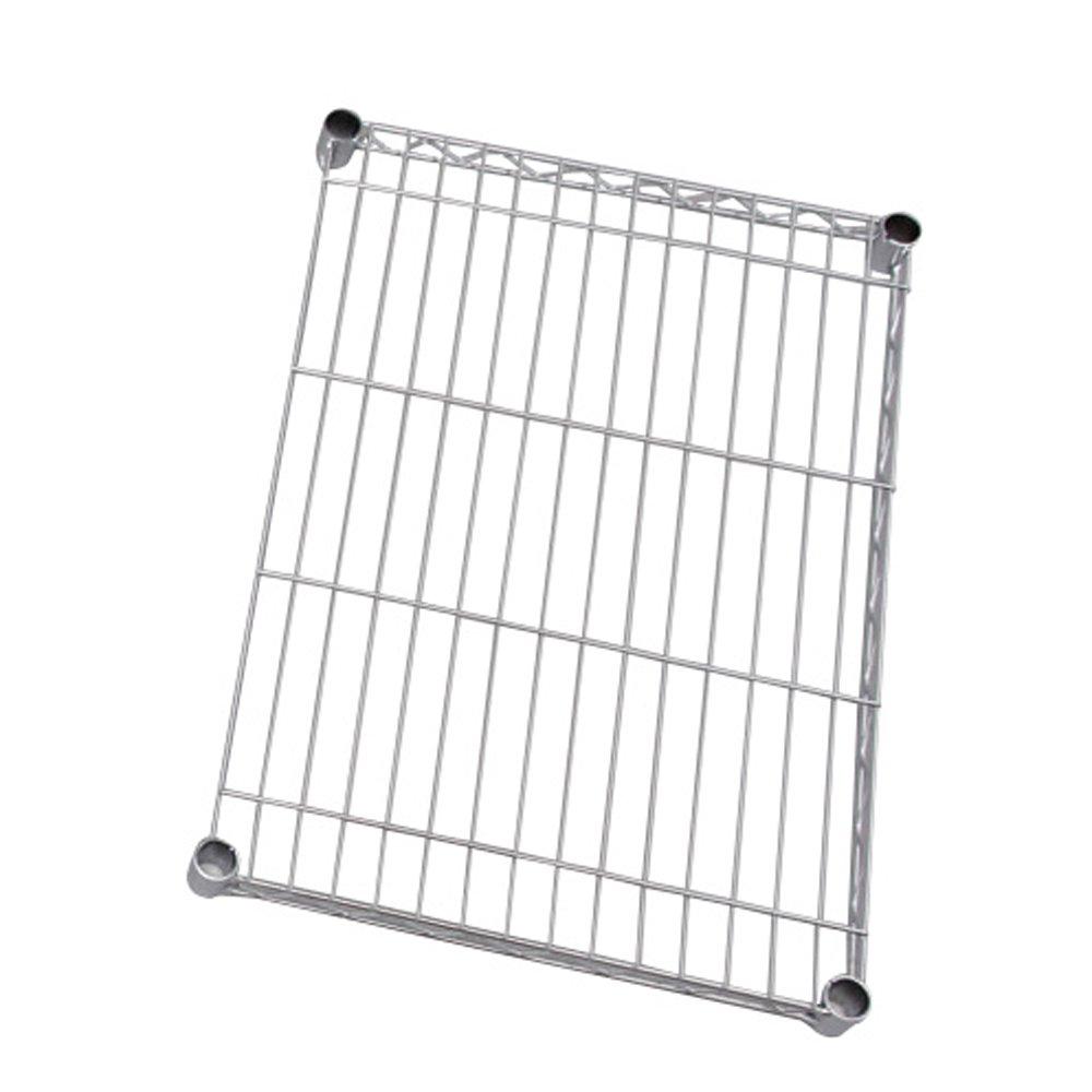 

Iris Ohyama Metal Slim Series, 12.7mm Pole Diameter, Metal Slim Shelf, 31cm Wide x 45cm Deep, 16kg Load Capacity (MK-304TN)