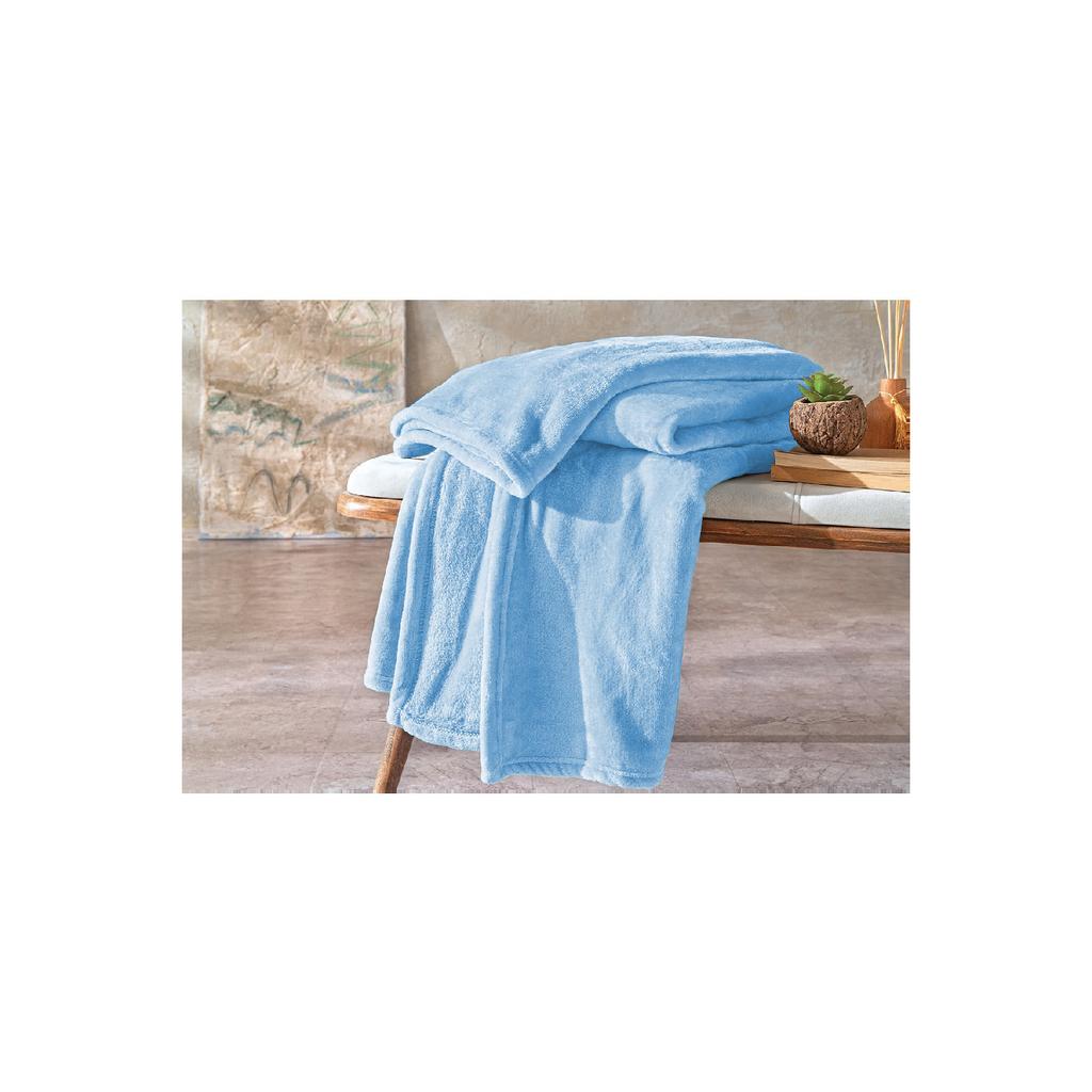 Pătură Wellsoft, pătură albă pentru televiziune, pluș, pătură din lână, dublă 220*230-alb