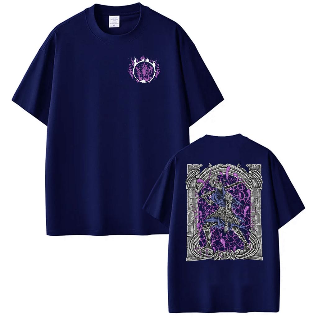 Hot Game Dark Souls Artorias of The Abyss Graphic T Shirts Mens Vintage Fashion Oversized Tshirt 100 Cotton Tshirt Streetwear