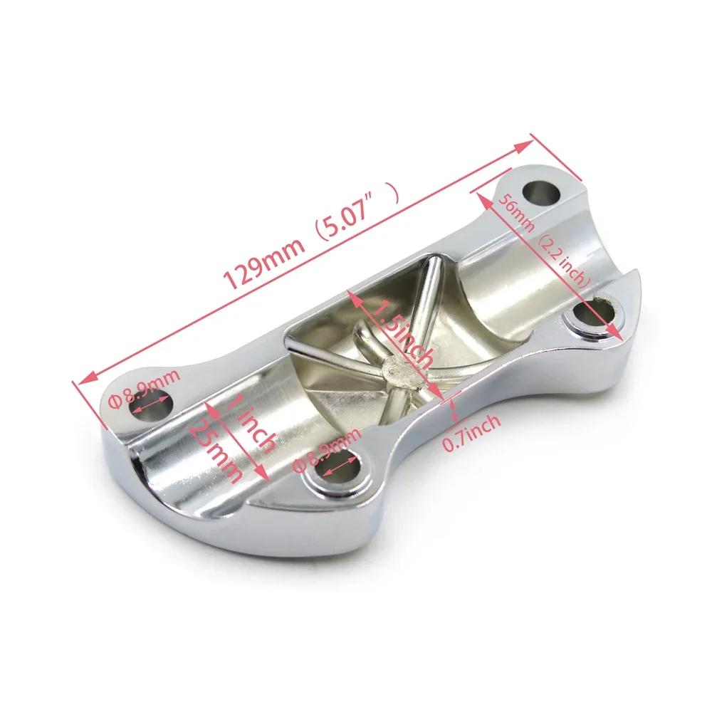Motorcycle Parts Smooth Handlebar Clamp Riser For Harley Davidson 74-06 XL FX FXR FX Dyna FX Softail