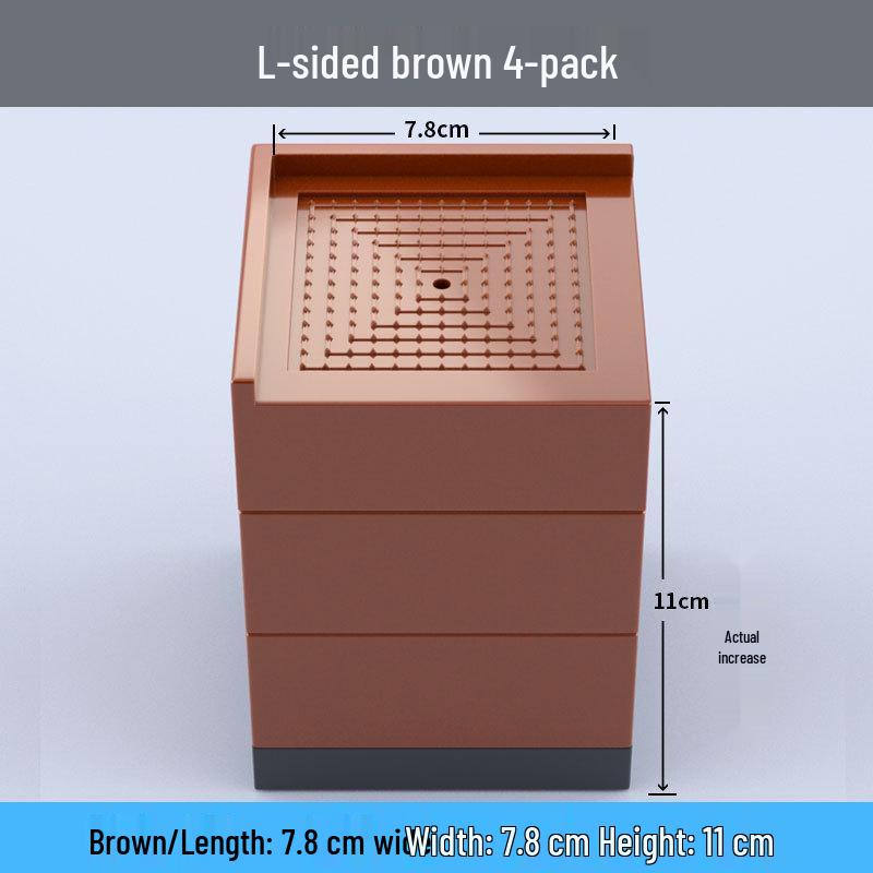 Non-Slip Furniture Heightening Pads for Table, Sofa, Coffee Table, TV Cabinet - Shockproof Leg Risers