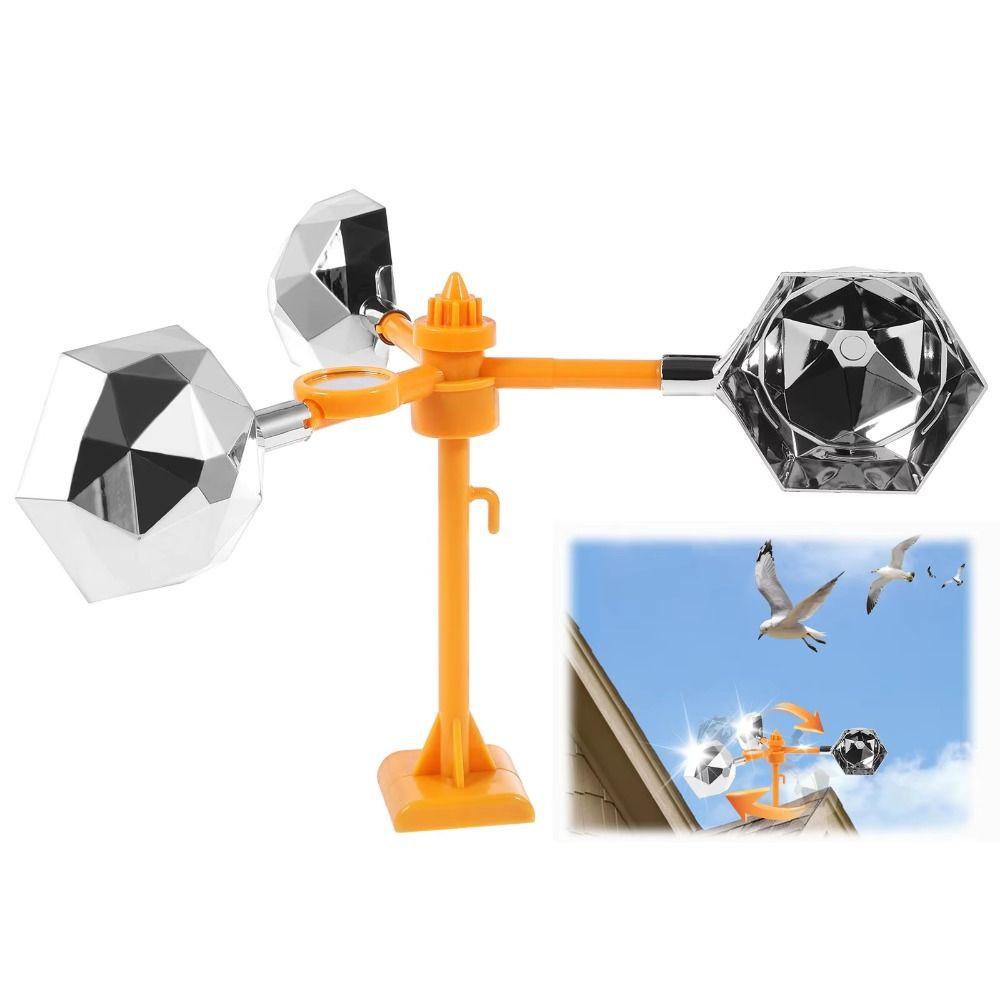 NOVÝ Reflexní otočný plašič ptáků Odrazové otočné zařízení proti ptákům Znovu použitelné Ekologické plašiče zvířat Letiště
