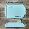 LIJIA FITMENT Rectangular Anti-Slip Serving Tray