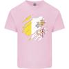 Zerrissener Vatikan-Flaggentag Unisex Leichtes Baumwoll-T-Shirt