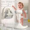 Armrest Design Anti-Slip Bath Organizer Foldable Baby Bath Stand  Home Bathing