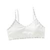 9-12 Years Old Pure Cotton Puberty Training Camisole, Comfortable Developmental Underwear for Primary School Girls