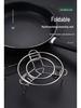 Multifunctional High-Foot 304 Stainless Steel Folding Steaming Rack