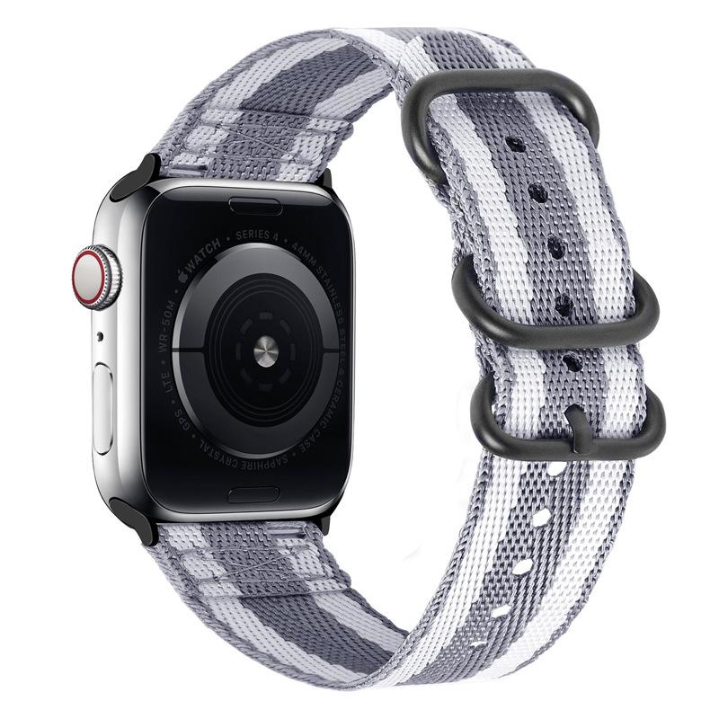 Nylon Strap for Apple Watch Ultra 2/3 49mm Band 46mm 42mm 45mm 41 44 40mm Canvas Bracelet iWatch Series 11 10 9 8 7 6 5 SE Belt