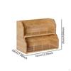 Organizer Compartment Storage Box Teabag Station Stand Rack for Office