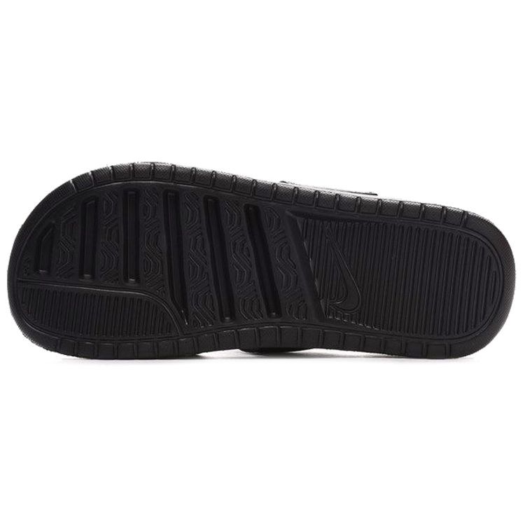 Nike Benassi Duo Ultra Slide Black Women Sneakers White 819717-010