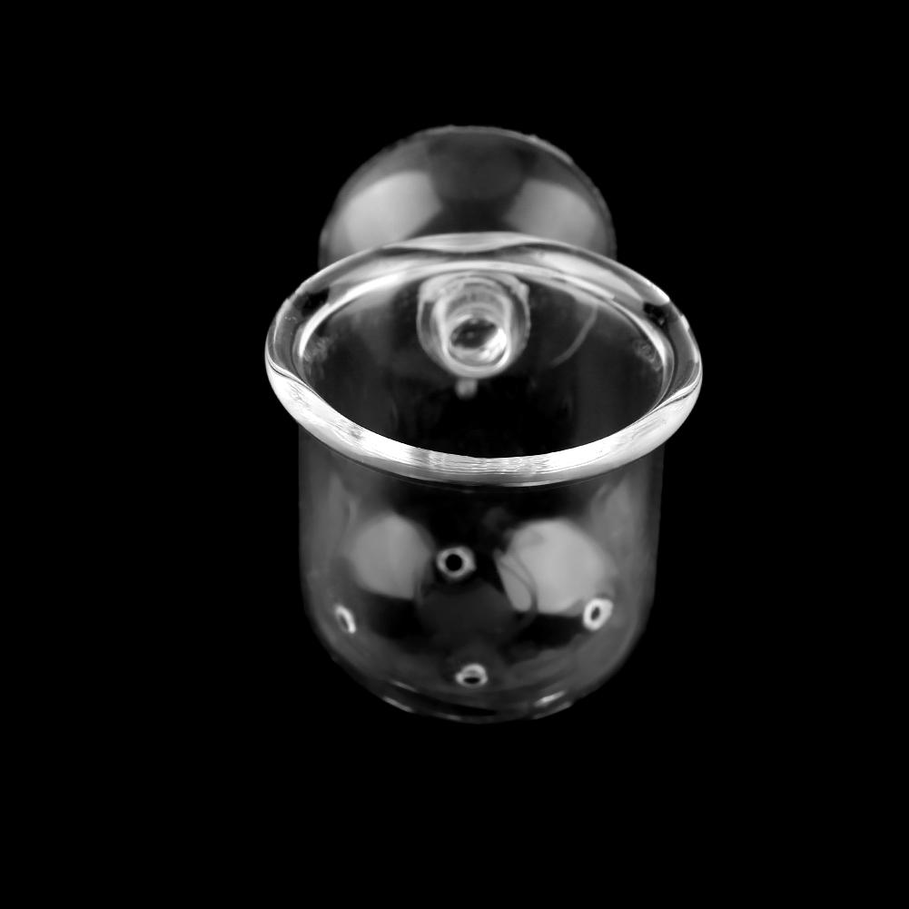Small   Glass Plant Feeding Cup Fish Red Worm Feeder Cups for Aquarium(S)
