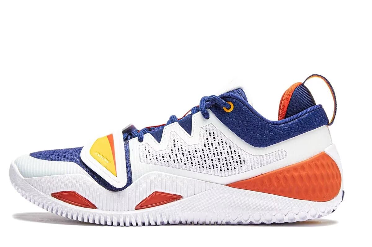 

BAD5 FURIOUS II Basketball Training White and Size 27cm Li-Ning Men s Shoes, Blue, ABFU011-1,