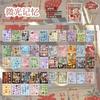Japanese Retro Style Cartoon Anime Stickers Set, 45 Pieces Vintage Design, Perfect for Scrapbooking and Decoration