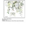Graffiti Stickers Green Plant Leaves Self-adhesive Traceless Bathroom Toilet Cover Decor Decal Home Supplies