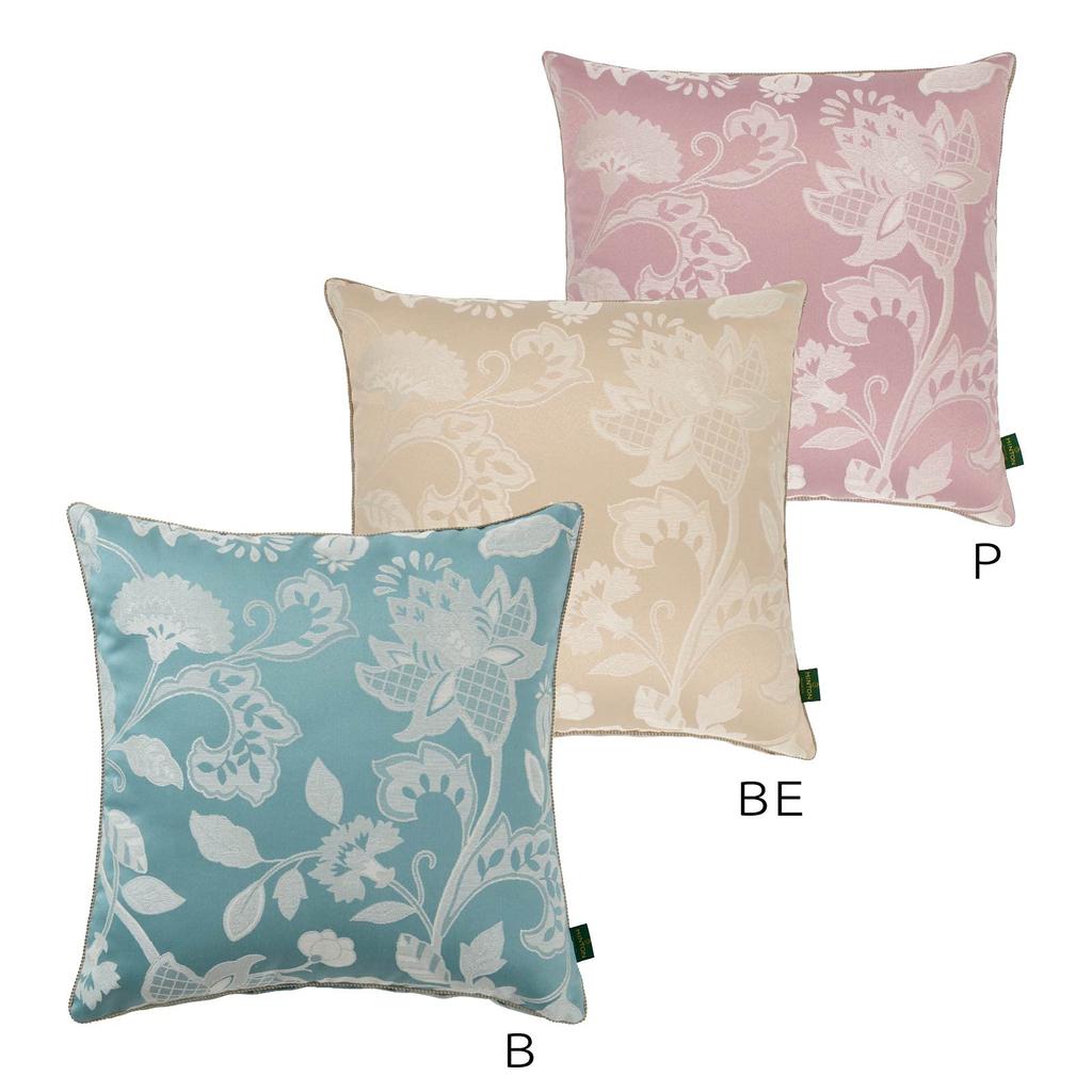 Kawashima Selkon MINTON Cushion Grace LL1207 Cover, Haddon, Pink, 45x45cm,