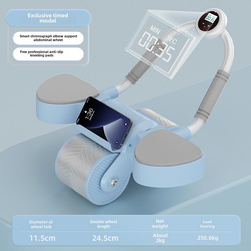 

Автоматическое колесо для пресса - фитнес-оборудование для подтяжки пресса и укрепления корпуса. Идеально подходит для домашних тренировок. 530 Plank Ab Wheel Timer синий