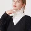 Fashionable Detachable Collar High Neck Accessory Neckwear For Dresses Blouses Formal Event Half Shirt Decorative Collar