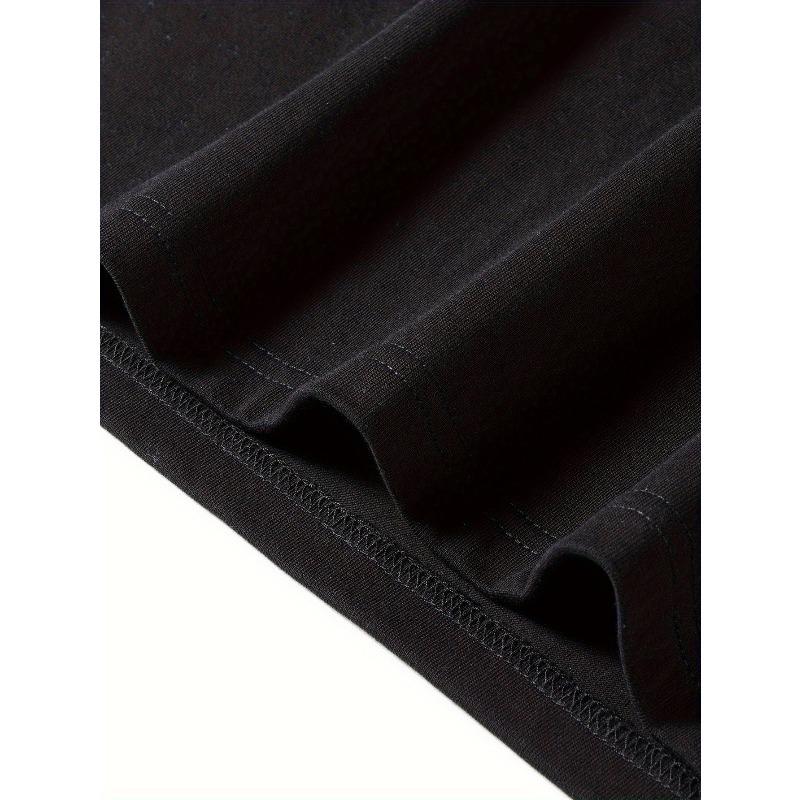 Evropské velikosti Pánské tričko s bizonem z Národního parku Yellowstone - Ležérní tričko s kulatým výstřihem a realistickým grafickým potiskem divoké zvěře, Pohodlný střih, Letní venkovní top