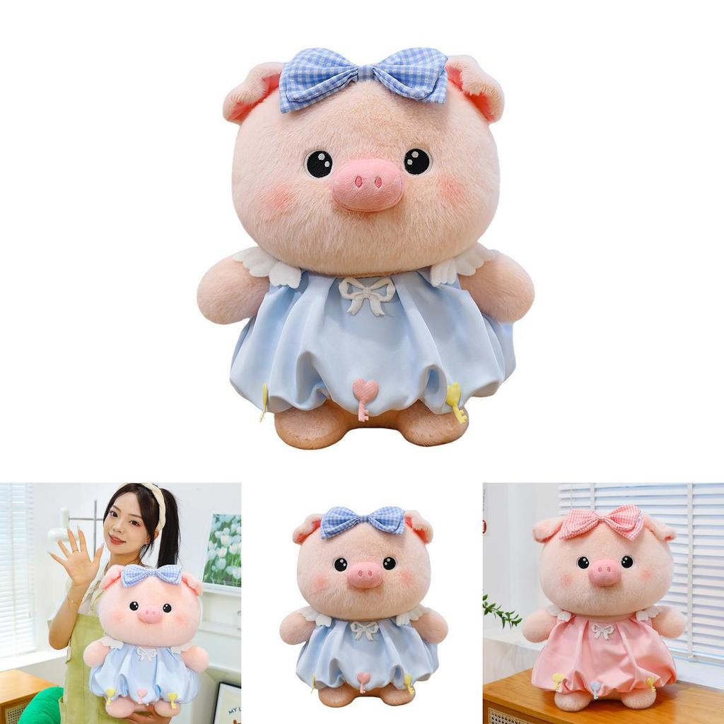 Plush Pig Keychain Toy With Soft Pp Cotton For Romantic Gift And Wedding Celebration