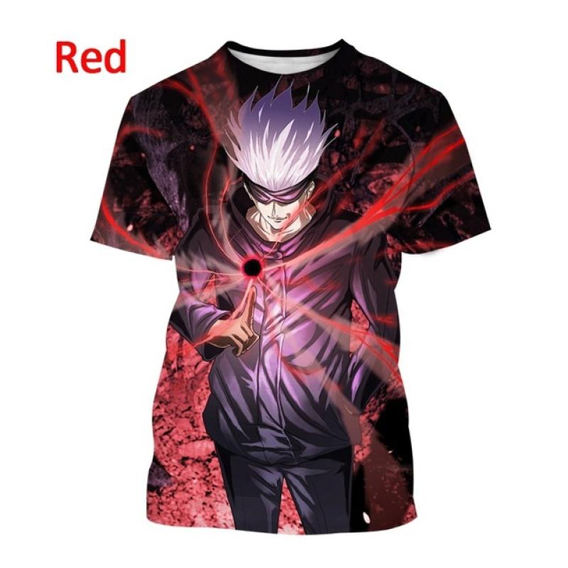 Anime Jujutsu Kaisen 3D Gedruckt Casual Hip Hop Harajuku Kurzarm T-shirt ops für Männer und Frauen Grafik Shirts