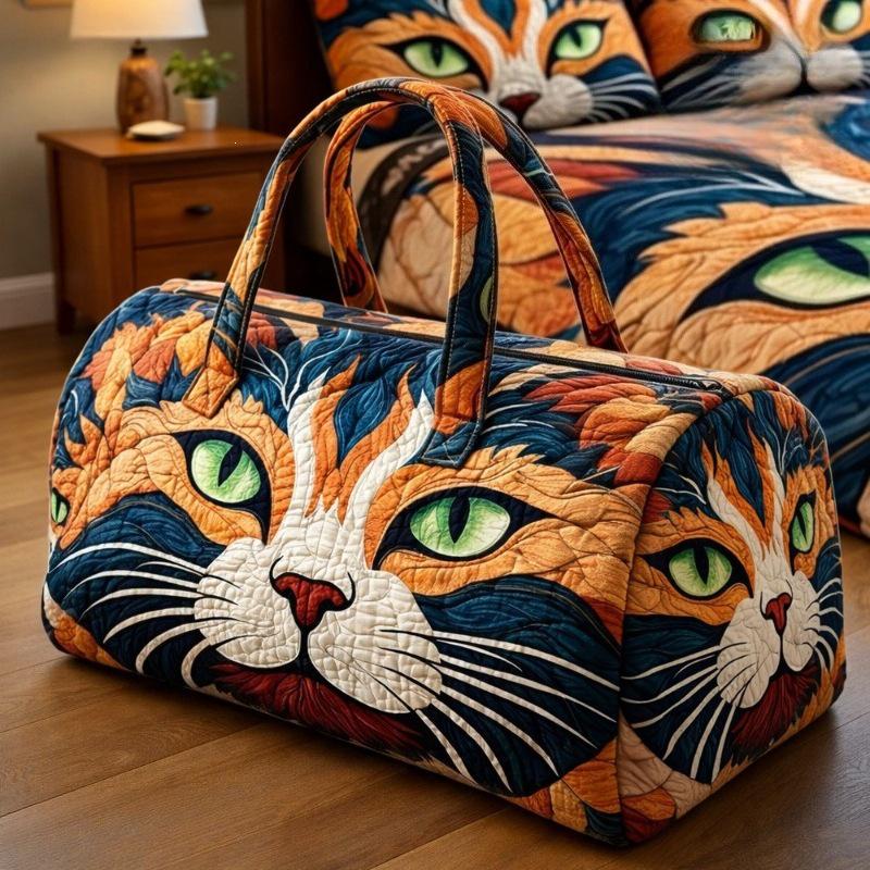 3D Independent Station Bus Series Women's Travel Yoga Handbag with Fashion Print