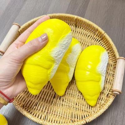 Squishy Durian Simulation Cheese Butter Fidget Balls Simulation Durian Decompression Squeeze Balls Soft Relief Ball Party Gifts