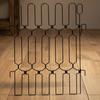 Pressure-Mounted Steel Barrier Lattice-Style Design, Metal pet door, for