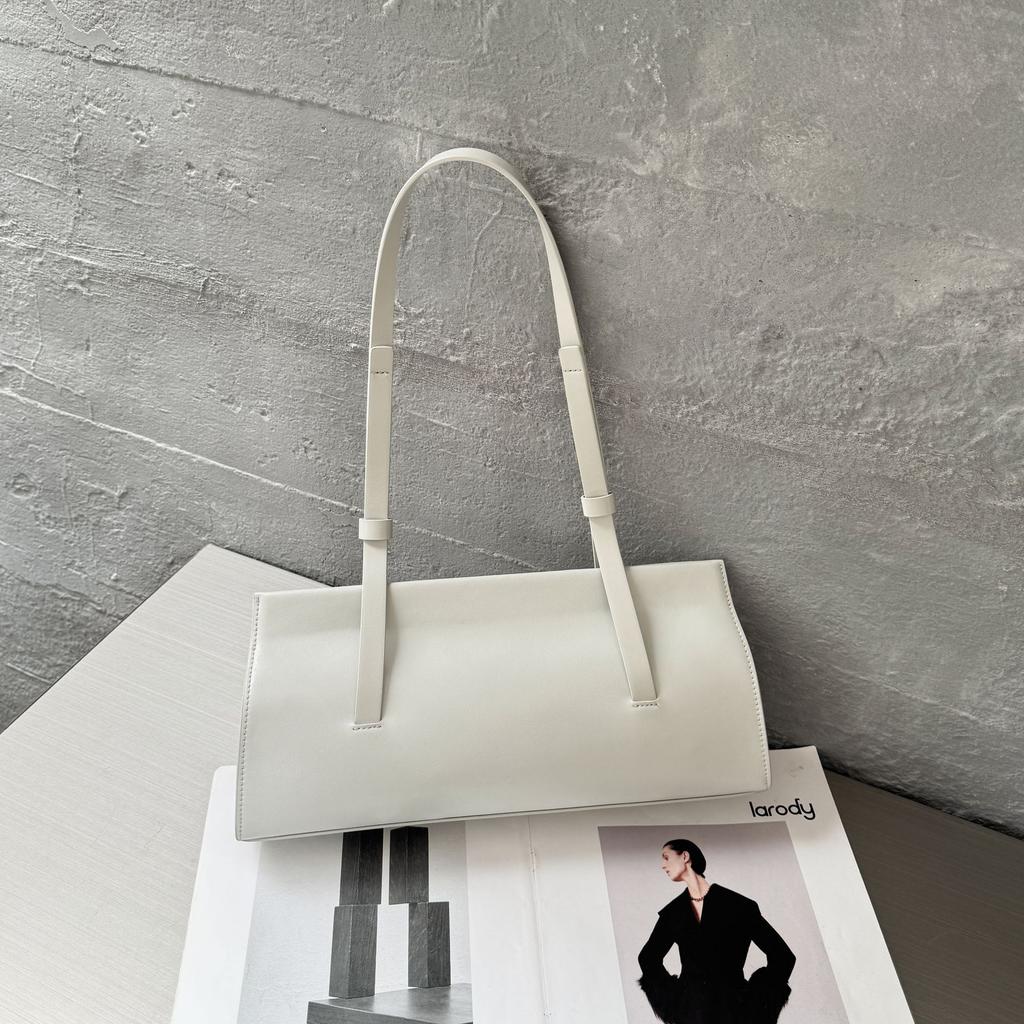 Genuine Leather Leather Bag For Women Fashion Shoulder Underarm Bag Split Leather Red Ladies Soft Handbag Luxury Desig