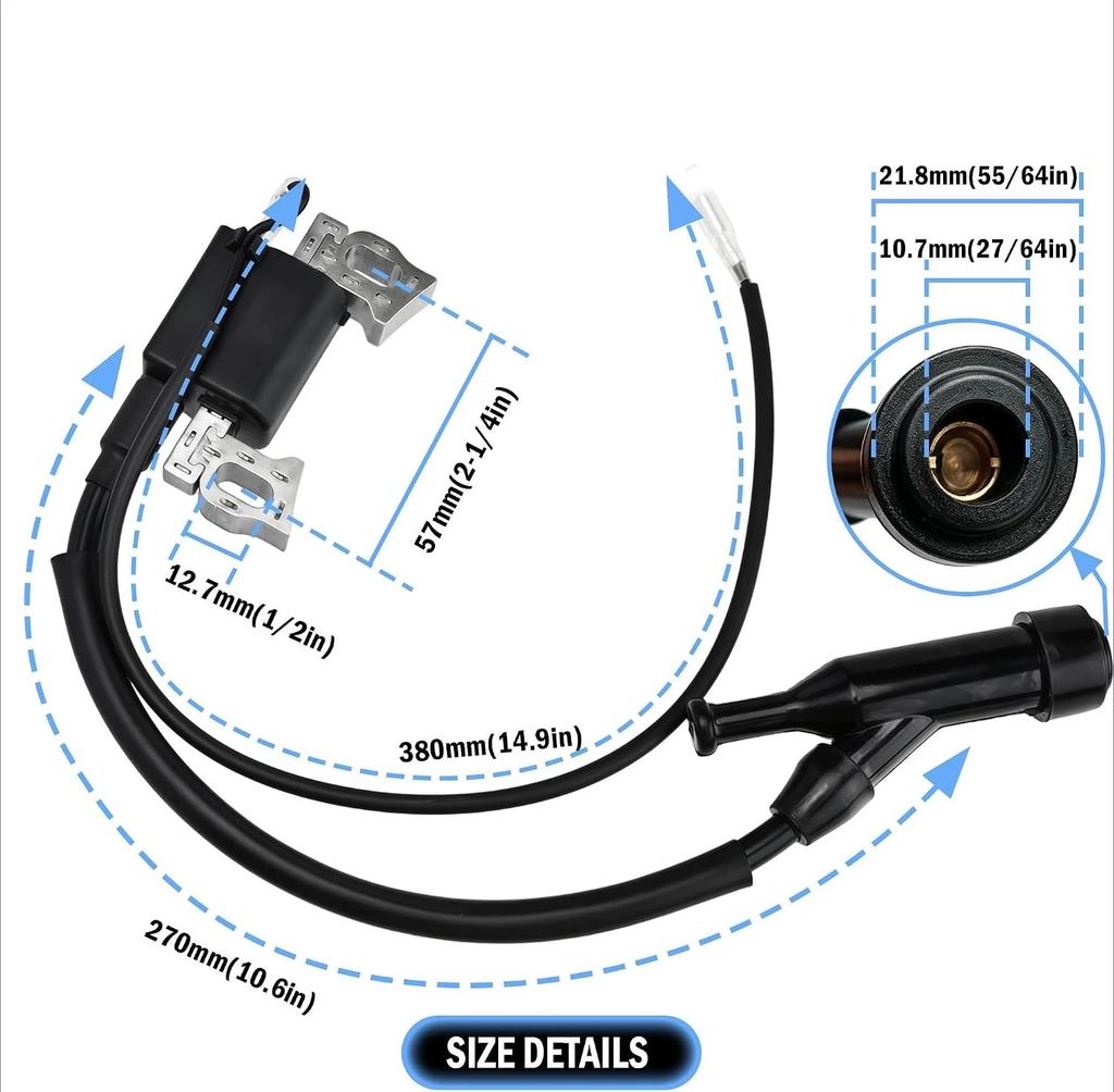 Xiaomi Ignition Coil and Engine Stop Switch Set 30500-ZE1-033 30500-ZE1-063 30500-ZE1-073 for GX110 GX120 GX140 GX160 GX200 Engines